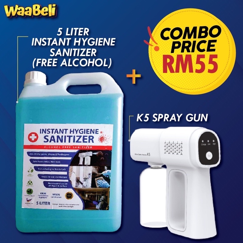 READY STOCK K5 Wireless Nano Atomizer spray Disinfection spray Gun