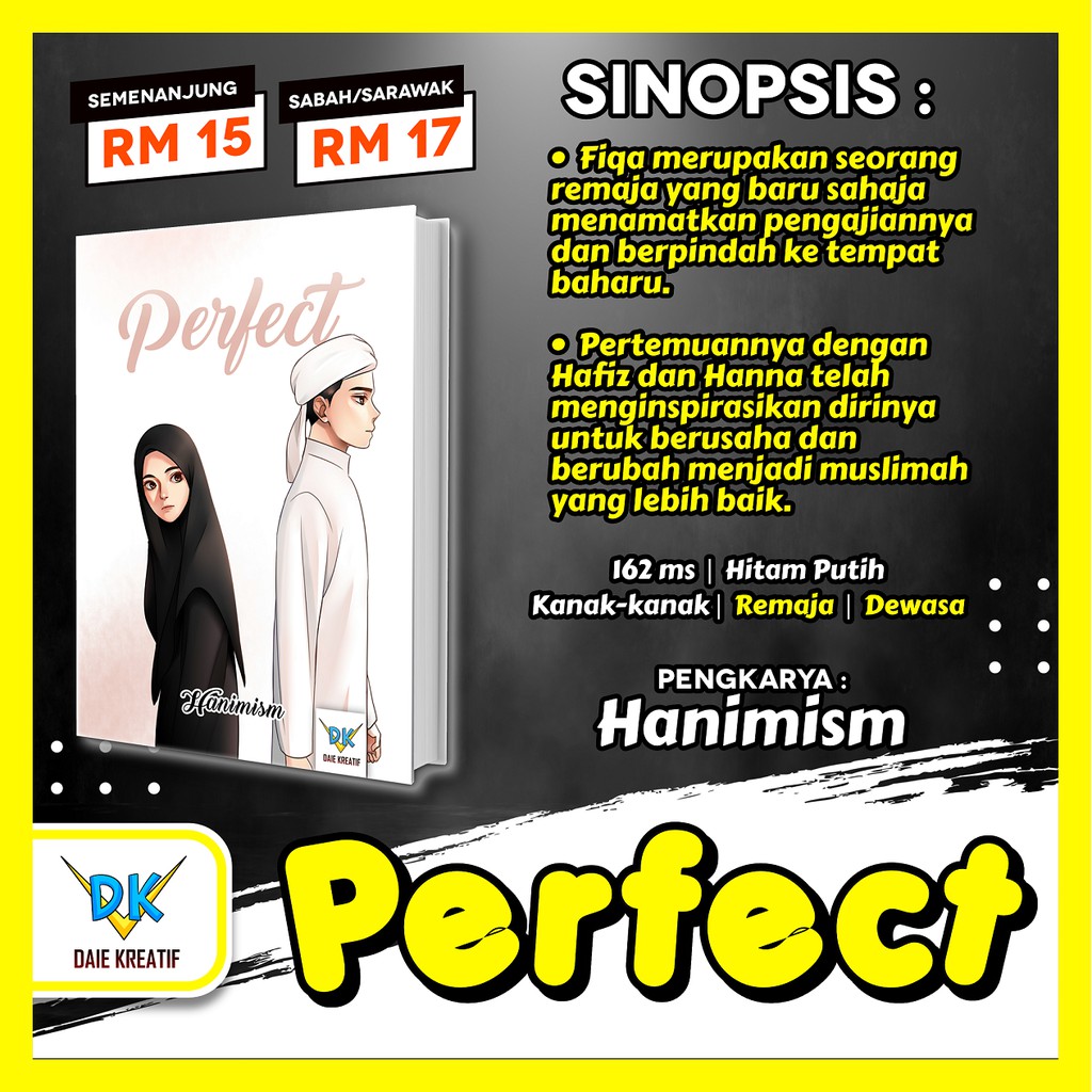 Dkv Komik Perfect Hanimism Komik Dakwah Komik Remaja Shopee Malaysia