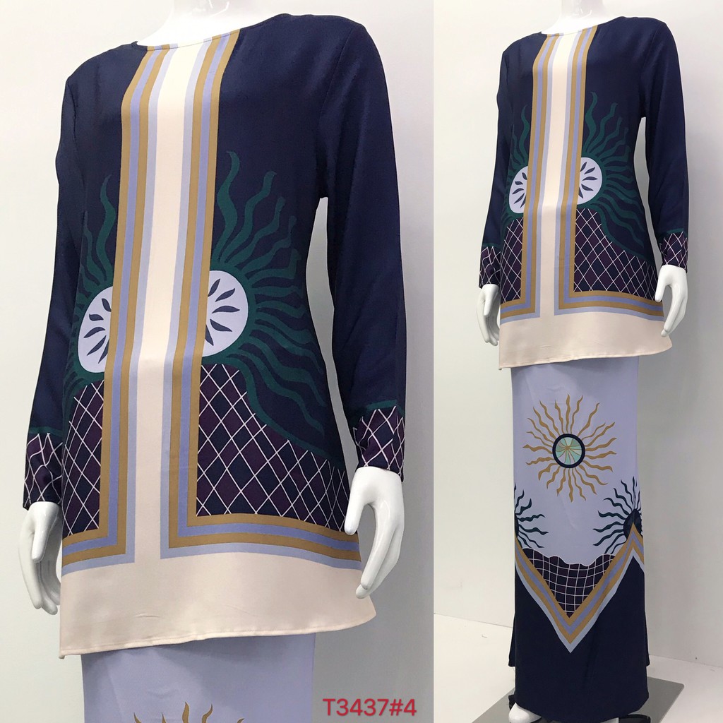 Nayla Z Baju Kurung Floral Design Long sleeve Lengan Nayla Z Baju Kurung Floral Design Long sleeve Lengan