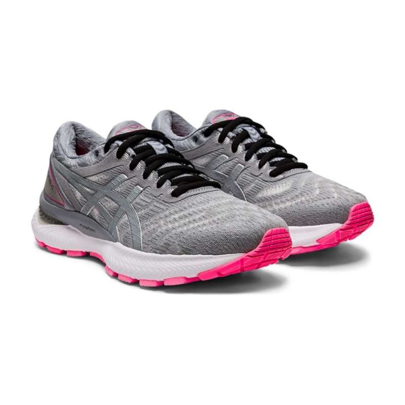 asics gray and pink