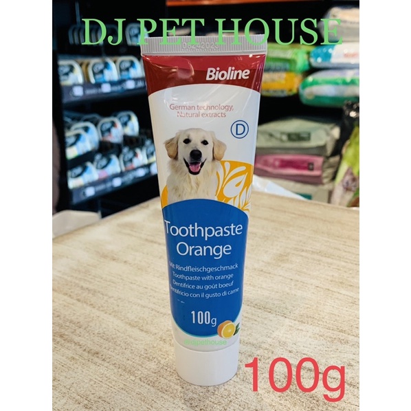 Bioline Toothpaste Orange For Dog 100g (QB2101) Shopee Malaysia
