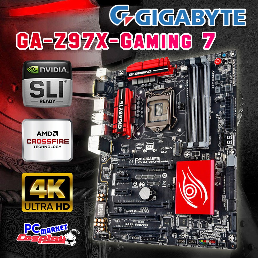Gigabyte GAZ97XGAMING 7 LGA1150 ATX Motherboard (95 NEW) Shopee