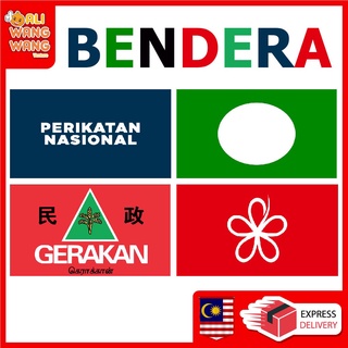READY STOCK] BENDERA PKR  PKR FLAG  PARTI KEADILAN RAKYAT  BIRU 