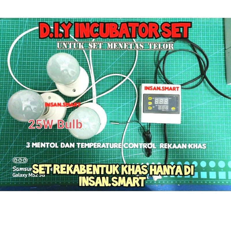 SET D.I.Y INCUBATOR/INKUBATOR WIRING INSTALL KIT REKAAN KHAS SET