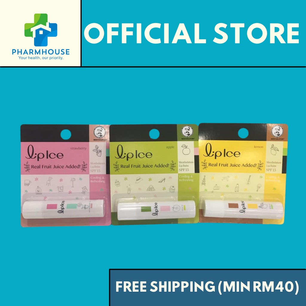 Mentholatum Lip Ice Lip Balm SPF15 3.5g Shopee Malaysia