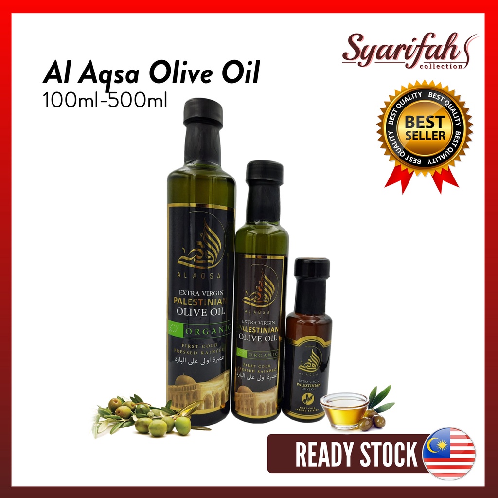 Al Aqsa Extra Virgin Palestenian Olive Oil 100ml-500ml