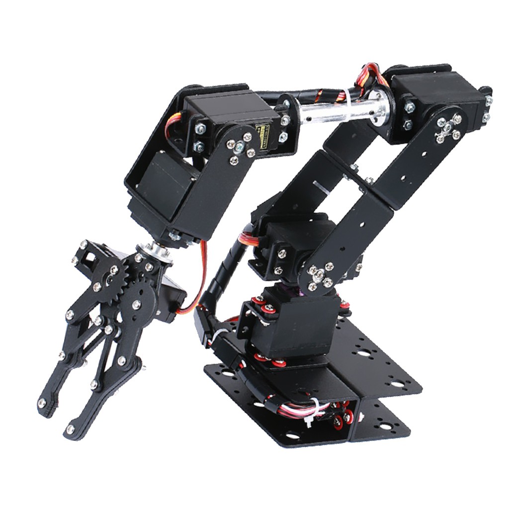 ☄Shiwaki♪DIY 6-DOF Robot Mechanical Arm Kits for Learning Robotics ...