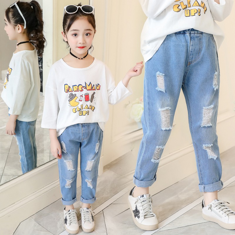 kids loose jeans