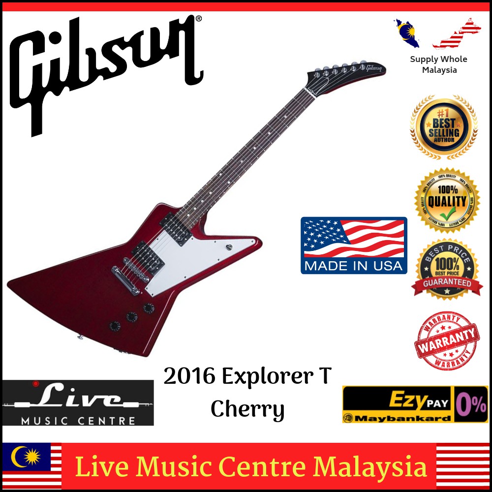 Gibson 2016 Explorer T Electric Guitar Cherry Shopee Malaysia