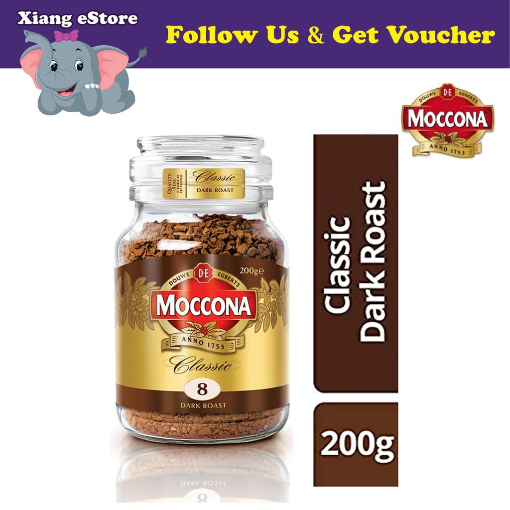 Moccona Freeze Dried Instant Coffee Classic Dark Roast G Off