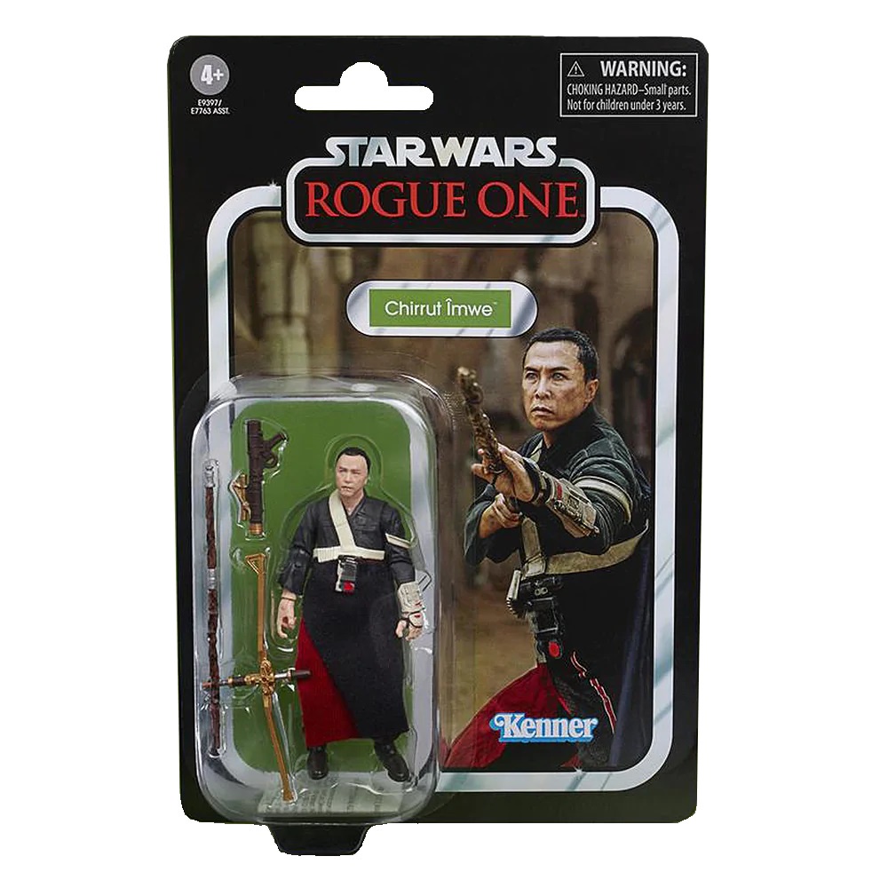 Star Wars Chirrut Îmwe Rogue One TVC Vintage Collection 3.75" inch Hasbro Kenner Donnie Yen Ip Man Legend