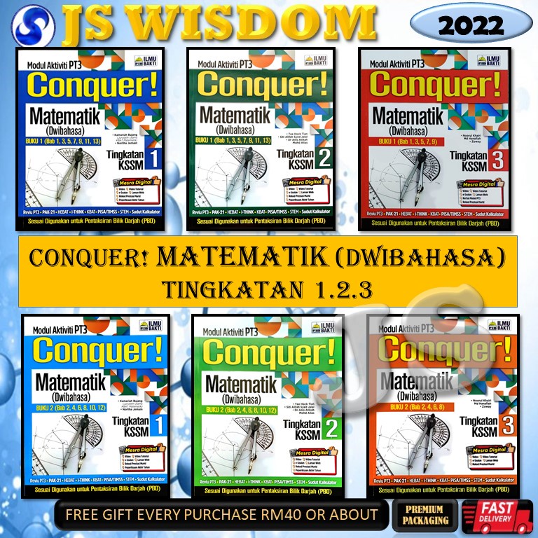 MODUL AKTIVITI PT3 CONQUER MATEMATIK (DWIHABASA) MODUL AKTIVITI PT3