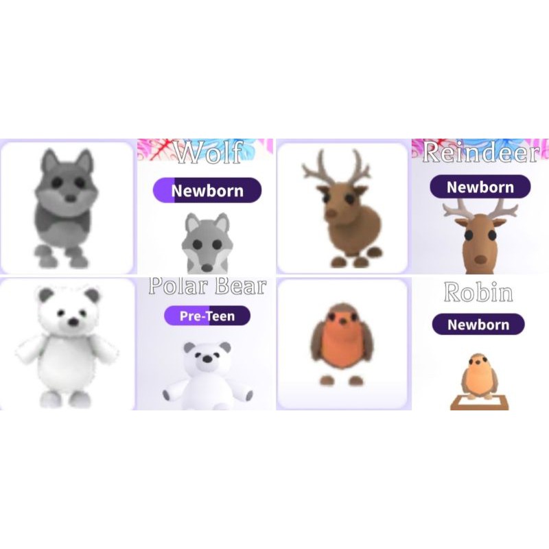 Roblox Adopt Me Christmas Update 2019 1 Pets Shopee Malaysia - roblox adopt me christmas pets