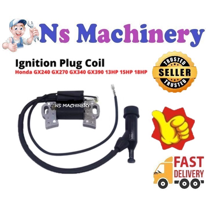 Honda GX160 plug coil GX168 168F/170F Ignition Coil Generator 2KW/3KW Shopee Malaysia