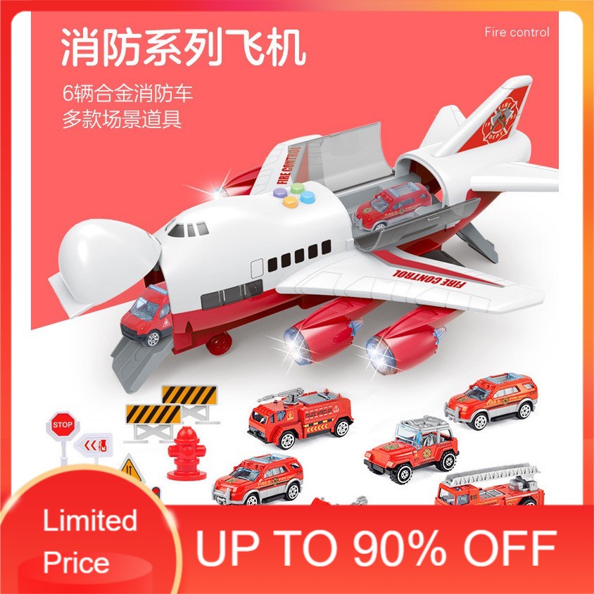 Permainan Jurutera Budak Bomba Kapal Terbang Set Children S Toys Early Education Story Aircraft Set Shopee Malaysia