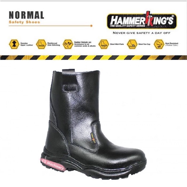 kings safety shoes high cut