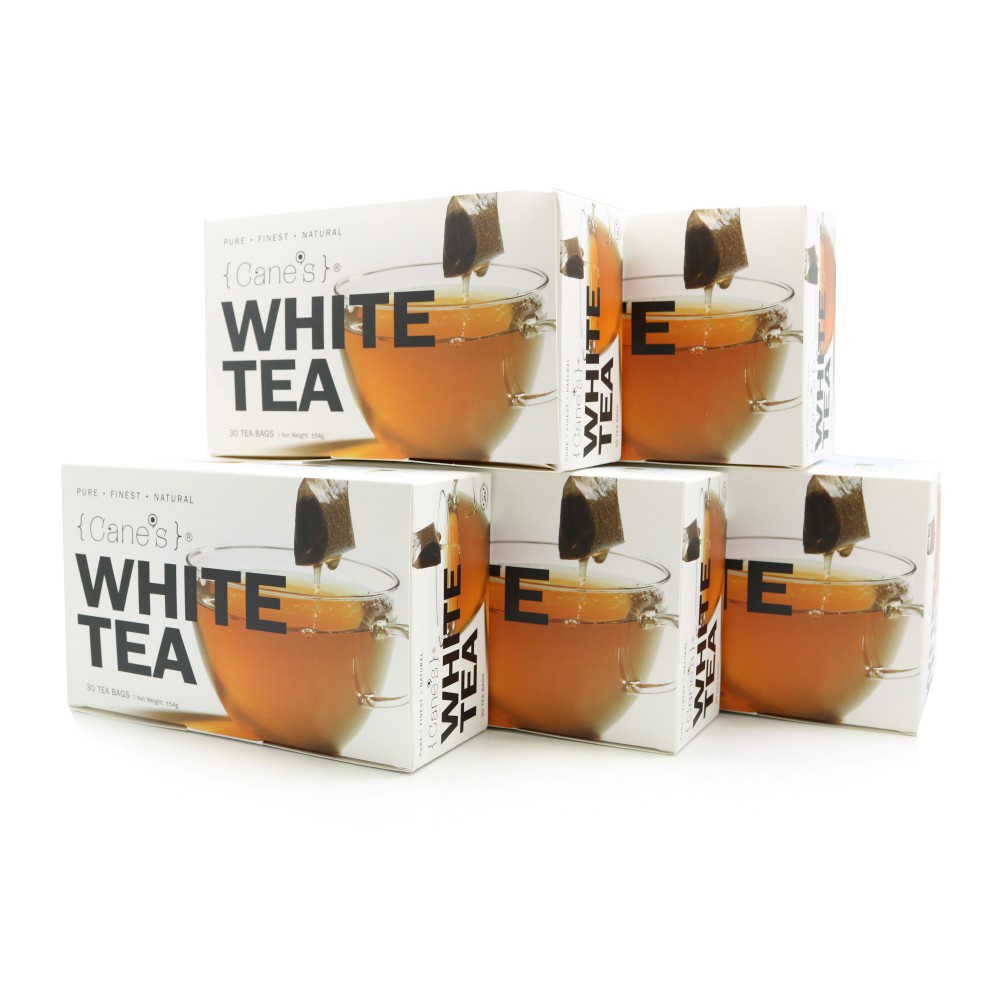 Purple Cane Cane's White Tea E-Offer Value Pack 紫藤 康氏白茶单盒装超值配套 (30 Teabags/5 Boxes)