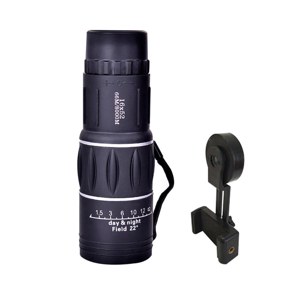 16x52 hd monocular telescope