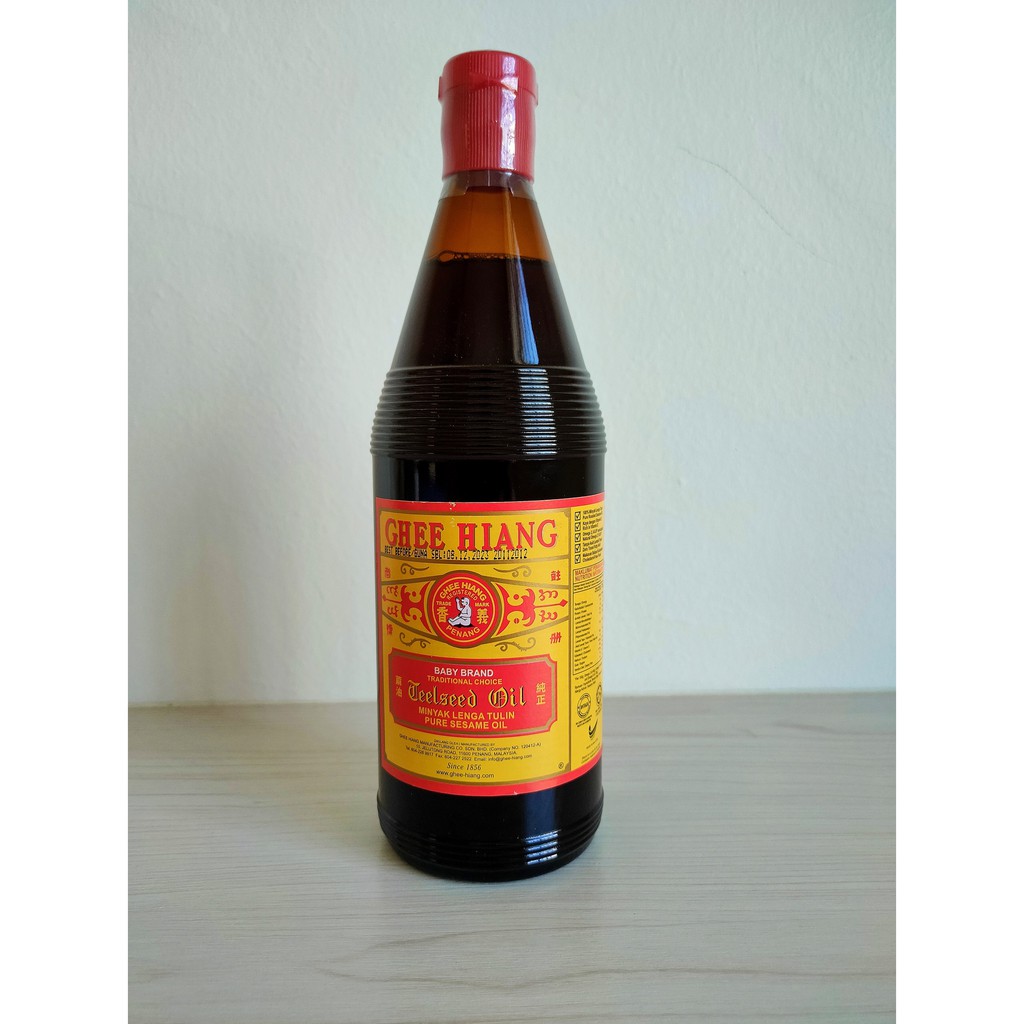 【700ml】義香 槟城 纯正麻油 GHEE HIANG TRADE MARK PURE SESAME OIL/MINYAK LENGA TULIN 【HALAL】