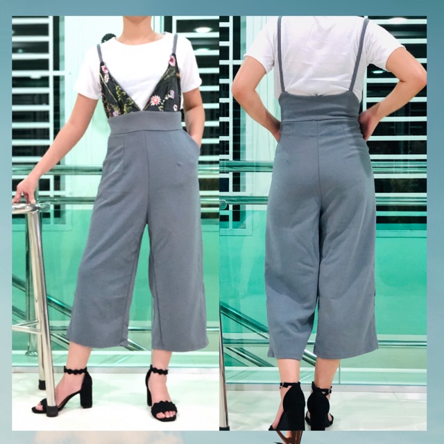 KOREAN FLORA Jumpsuit + T-shirt
