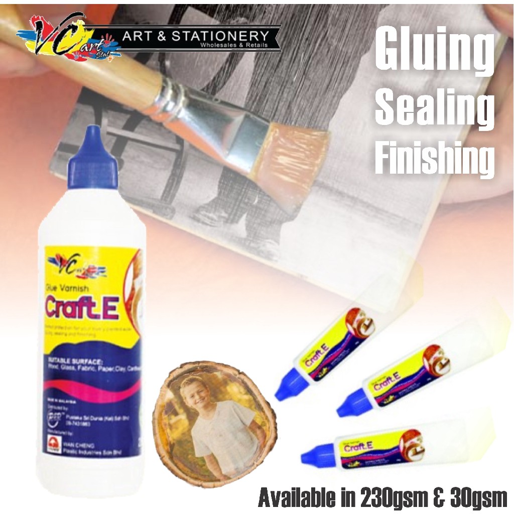 Craft. E Glue Varnish Matt (Substitute for Mod Podge) Decoupage
