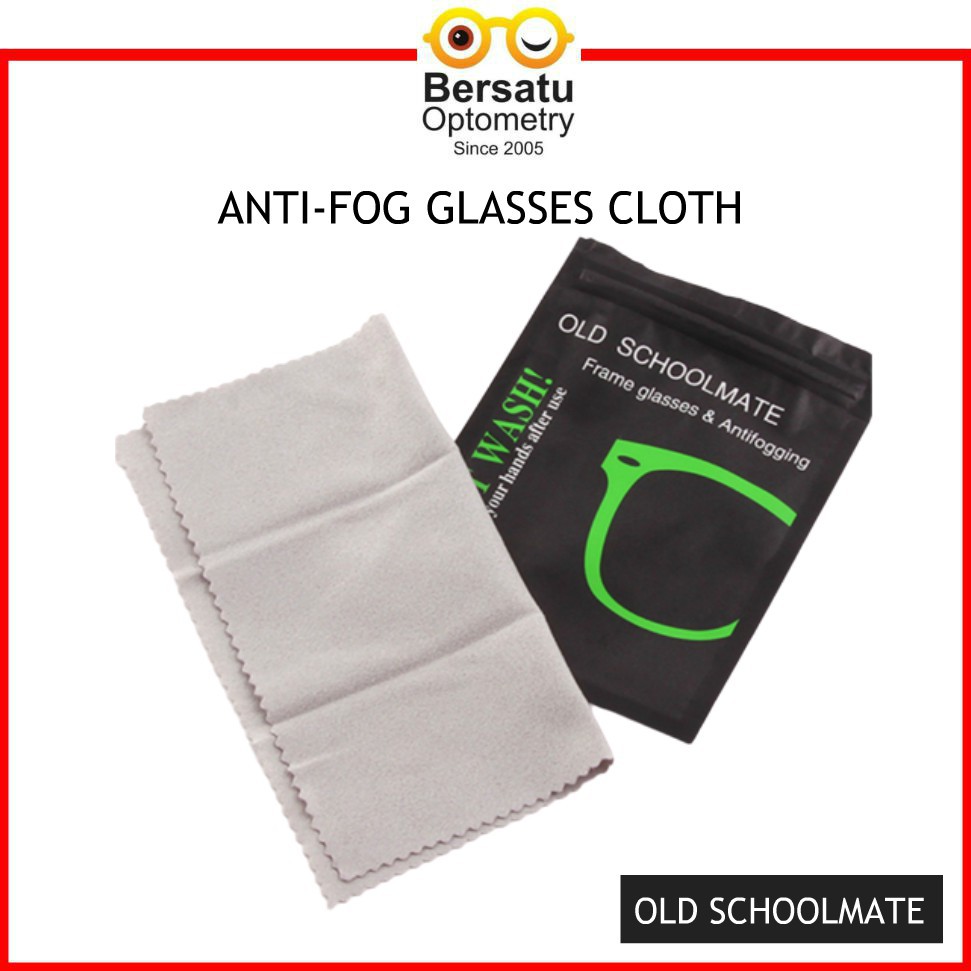 BERSATU OPTOMETRY Anti-Fog Microfiber Glasses Cloth For Lens Phone