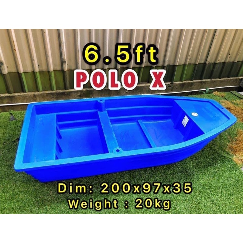 6.5ft &7.5ft HEAVY DUTY PLASTIC BOAT !!! LOCAL SELLER !!! READY STOCK