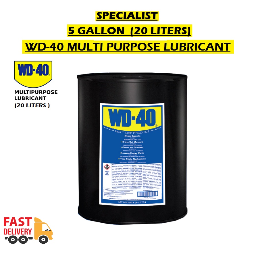 WD40 5 Gallon 20L Multi-use Product Multi Purpose Lubricant