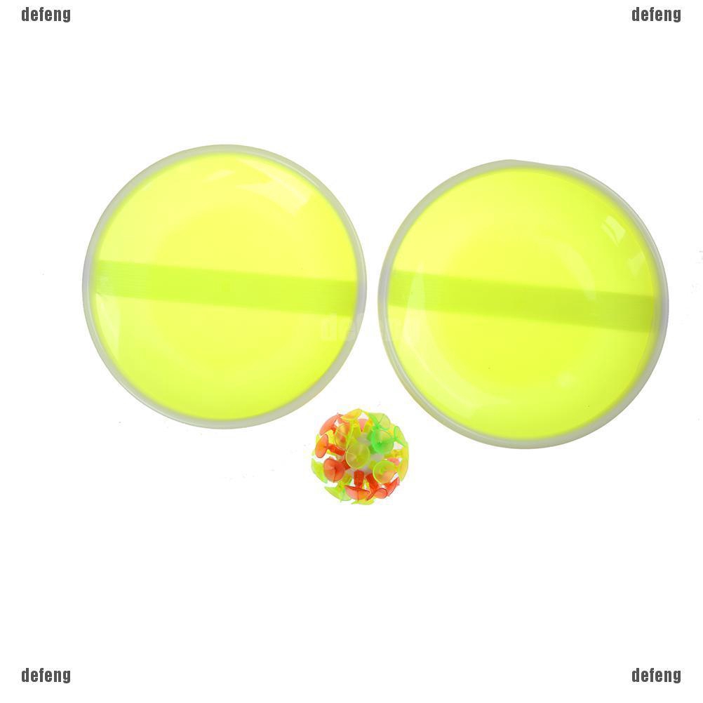 Outdoor Activity Game Funny Sticky Ball Game with 32 Suction Cup 2 Round Bat M