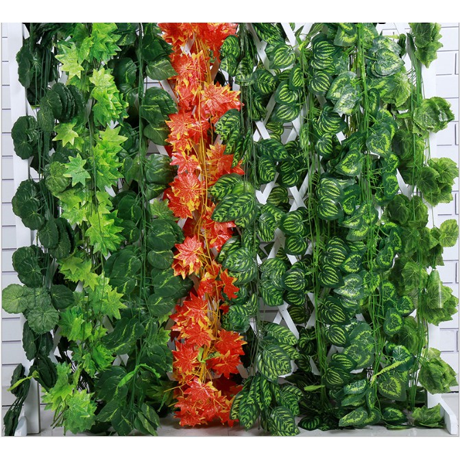 Home Decor Fake Foliage Flower 2.4m Artificial Ivy Leaf Shopee Malaysia
