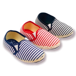 SEPATWO Kids Stripes  Flat Shoes SlipOn Kasut Budak Lelaki Budak Perempuan