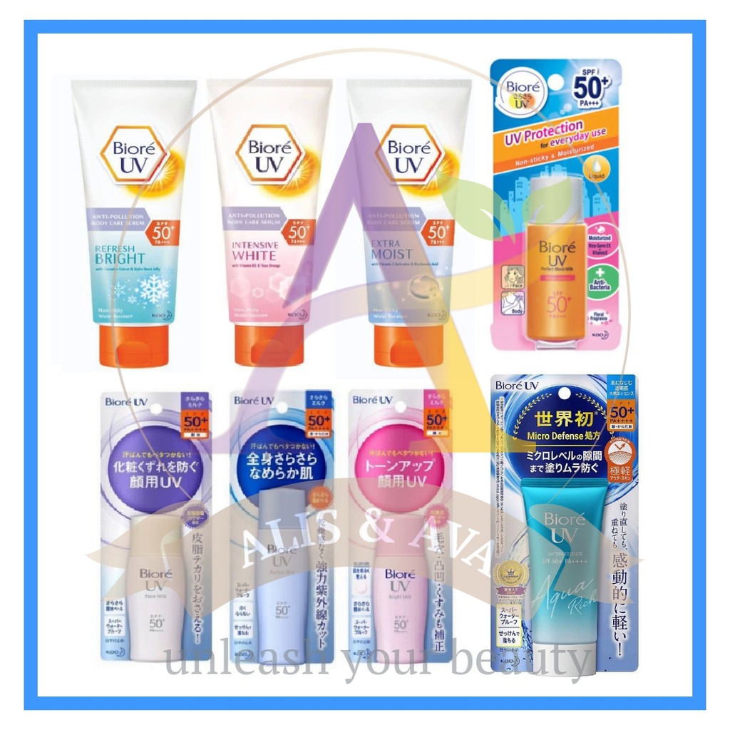 Biore UV Perfect Milk / Protect / Face Milk / Bright Milk ...