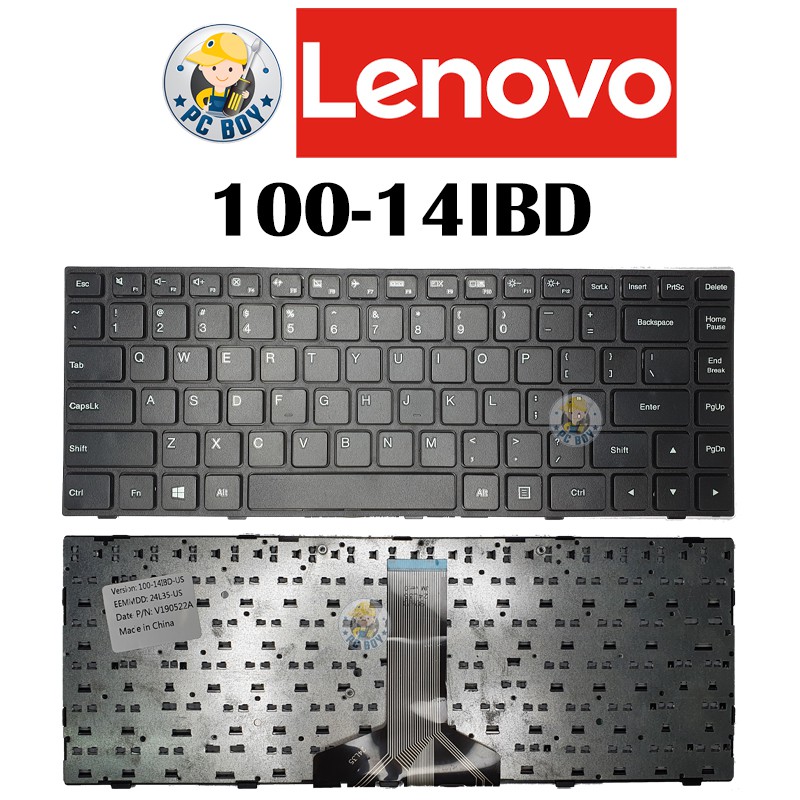 Lenovo Ideapad 100 14ibd Keyboard Replacement Shopee Malaysia