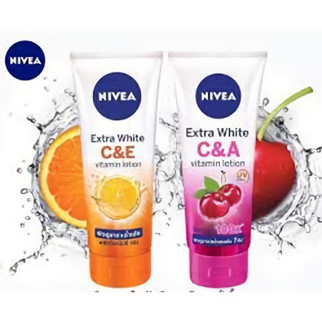 Nivea Body Lotion Extra White C E Vitamin Lotion 180ml 340ml Extra White Smooth Firm Serum 200ml 70ml Shopee Malaysia