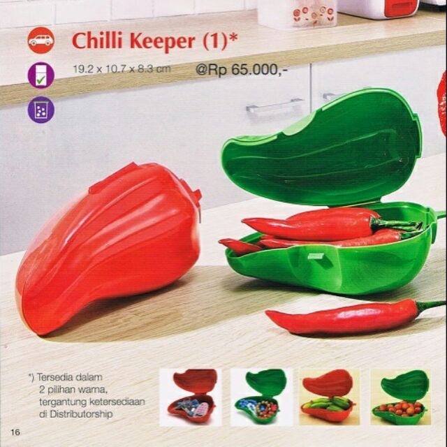 Tupperware Chilli Keeper [Yellow]