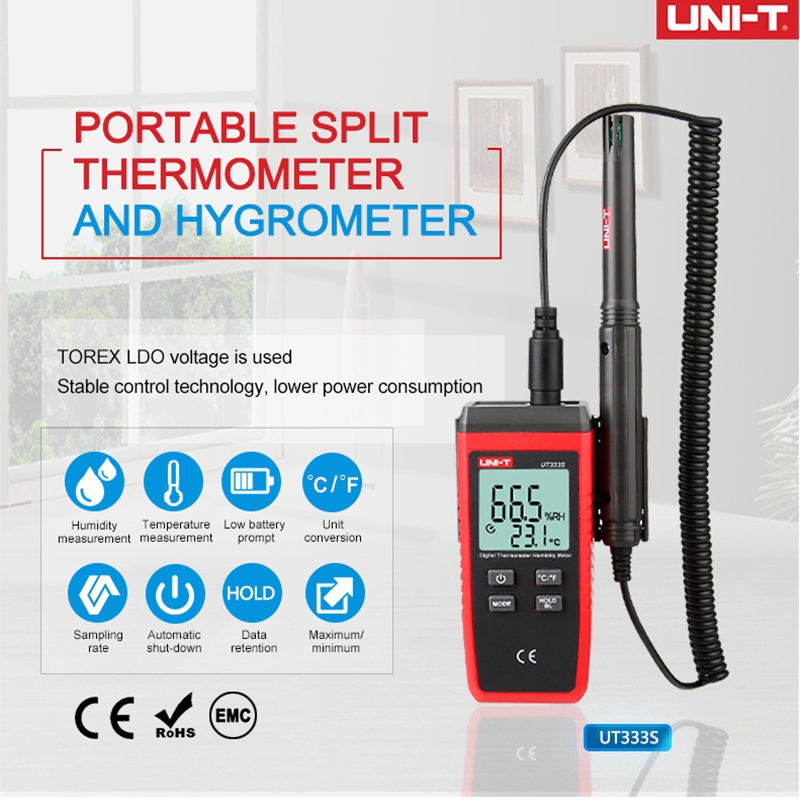 Image result for UT333S Temperature Humidity Meter