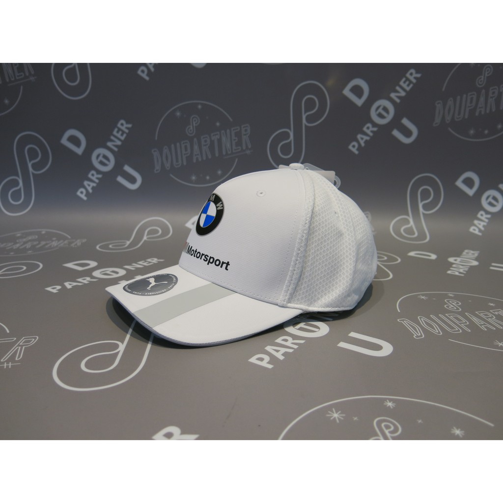 white bmw hat