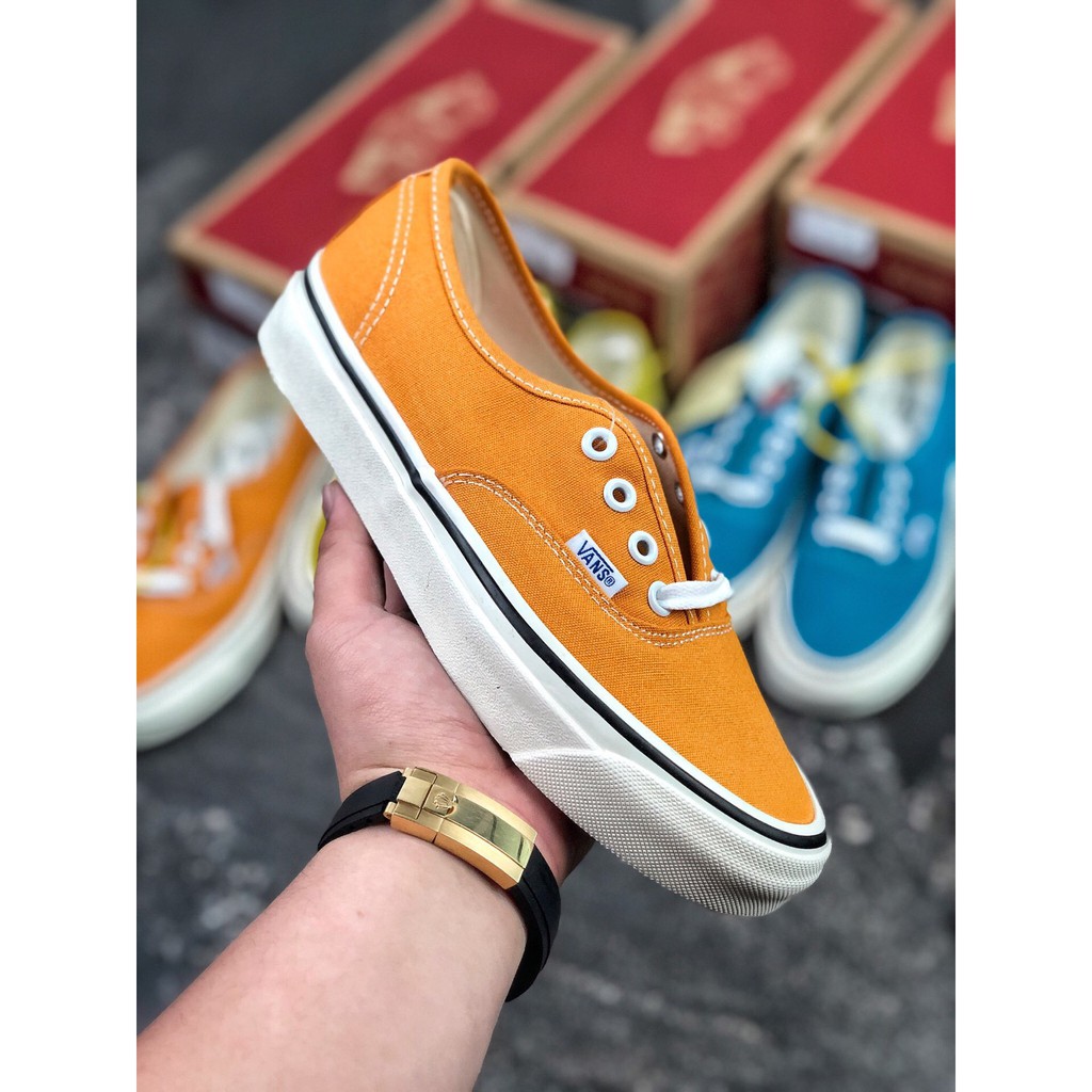vans authentic orange