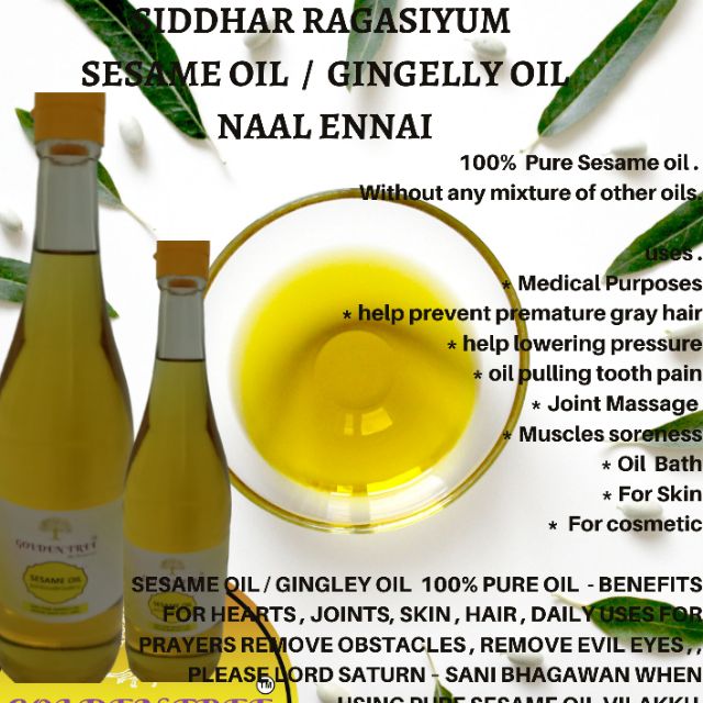 100 Pure Sesame oil / Gingelly oil / Nalla Ennai Shopee Malaysia