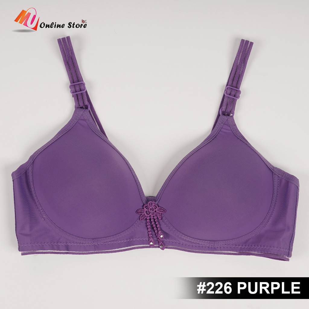 MU DAILY NON WIRED BRA CUP B / LADIES BRA 226 /BAJU DALAM WANITA / HIGH QUALITY SLEEP BRA / PAKAIAN DALAM / WOMEN BRA