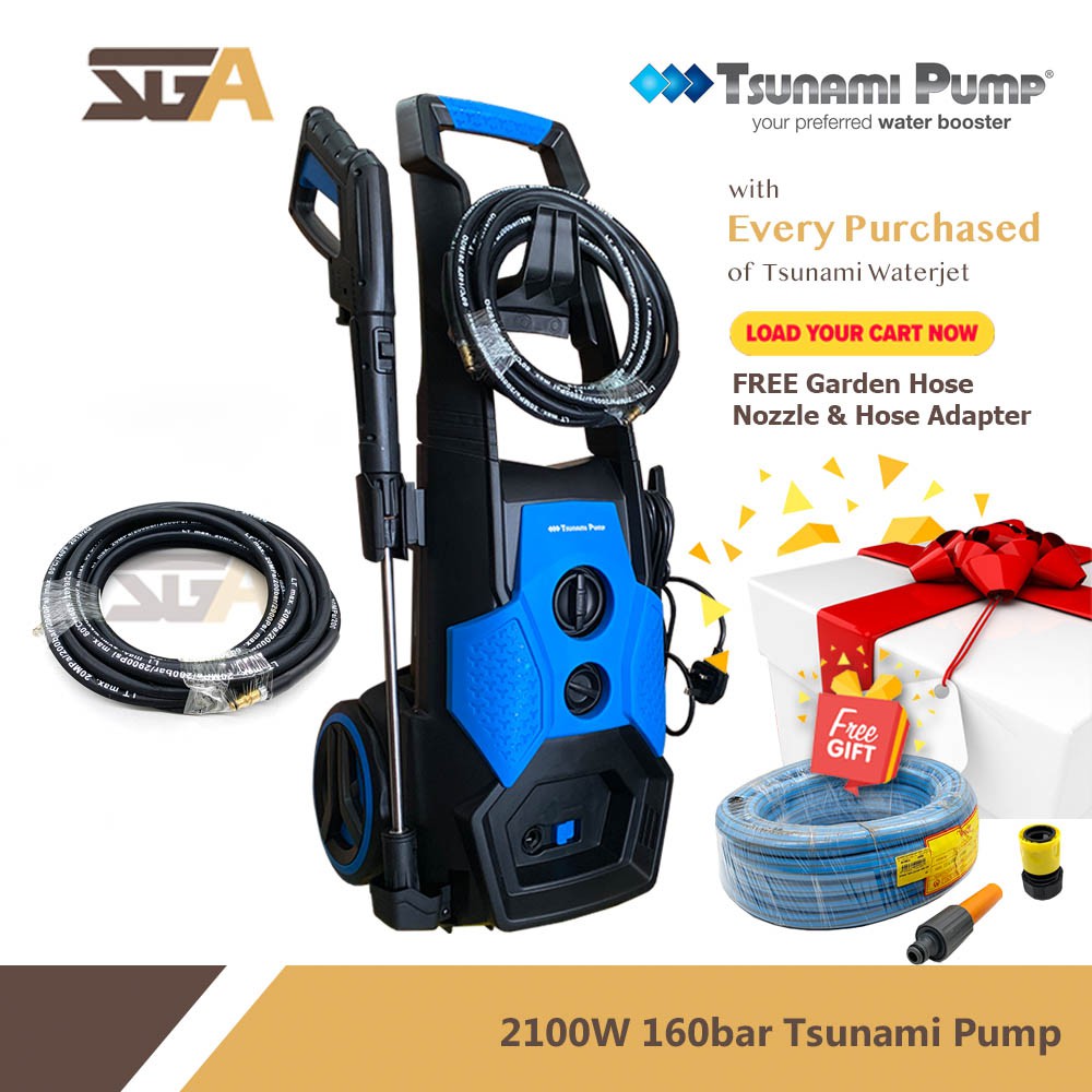 HPC7160 2100watts 160Bar Tsunami High Pressure Cleaner ( Induction