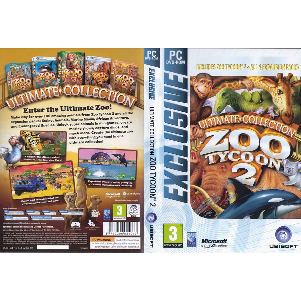 Zoo Tycoon 2 Ultimate Collection Offline with CD/DVD - PC Games | Shopee  Malaysia