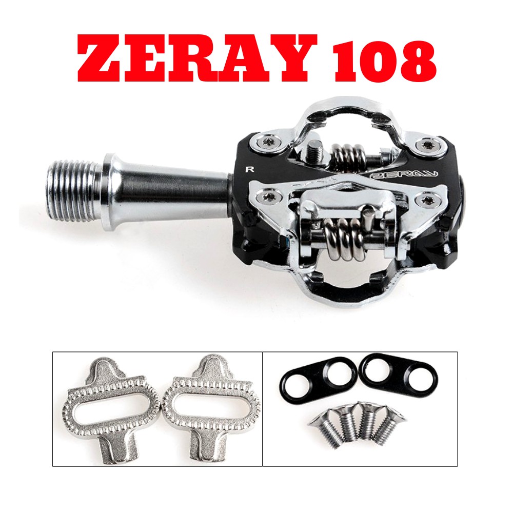 Zeray SPD Model ZP108s Clipless Pedal + cleats Cleats only PGMall