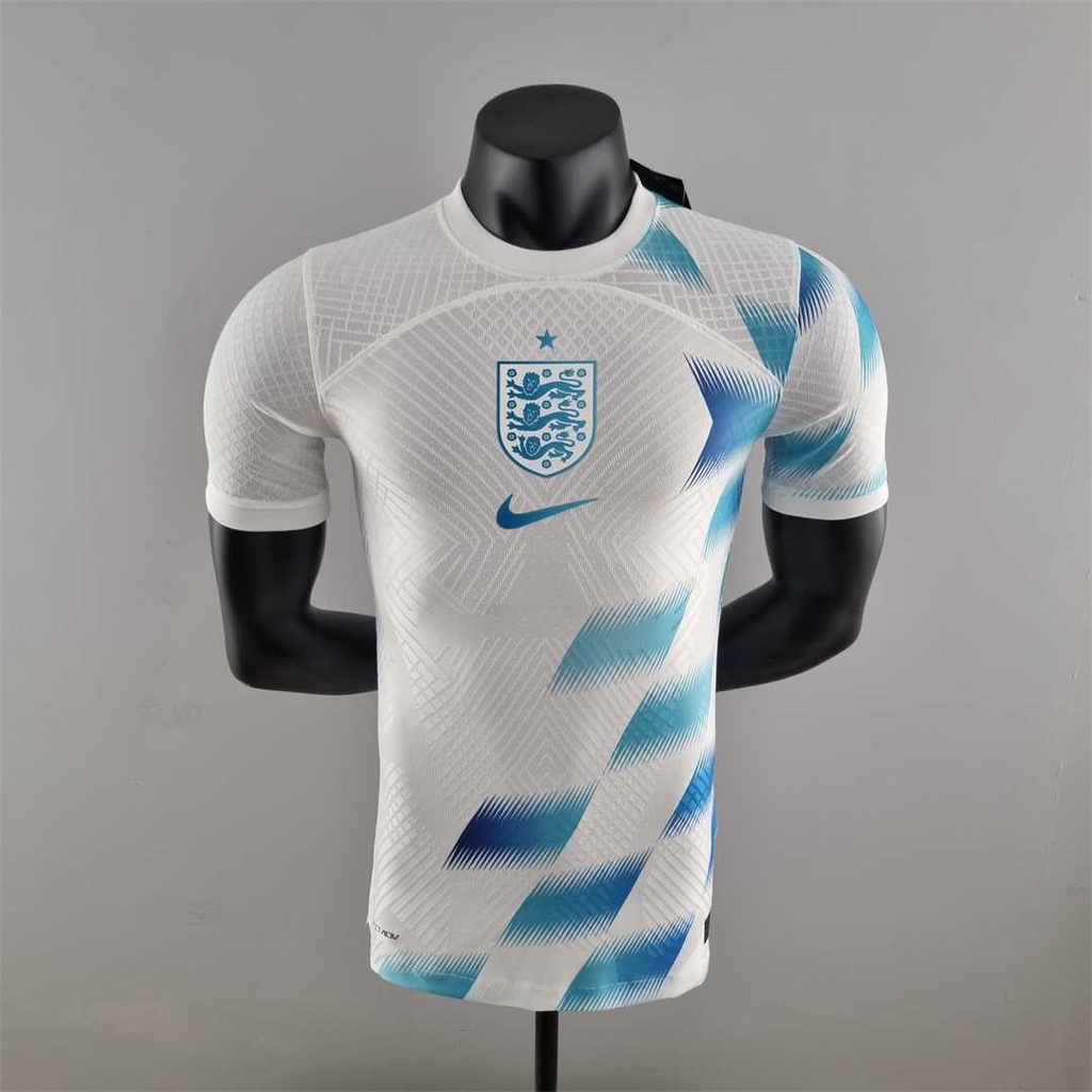 Nike England Authentic Match Harry Kane Home Jersey 22/23 w/ World Cup 2022 Patches(White/Blue Fury/Blue Void) Size M