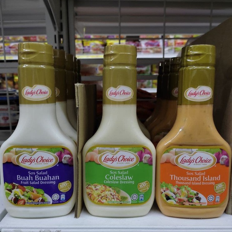 250ml Lady S Choice Sos Salad Buah Buahan Fruit Salad Dressing Coleslaw Dressing Thousand Island Dressing 250ml 沙拉美奶滋醬 Shopee Malaysia