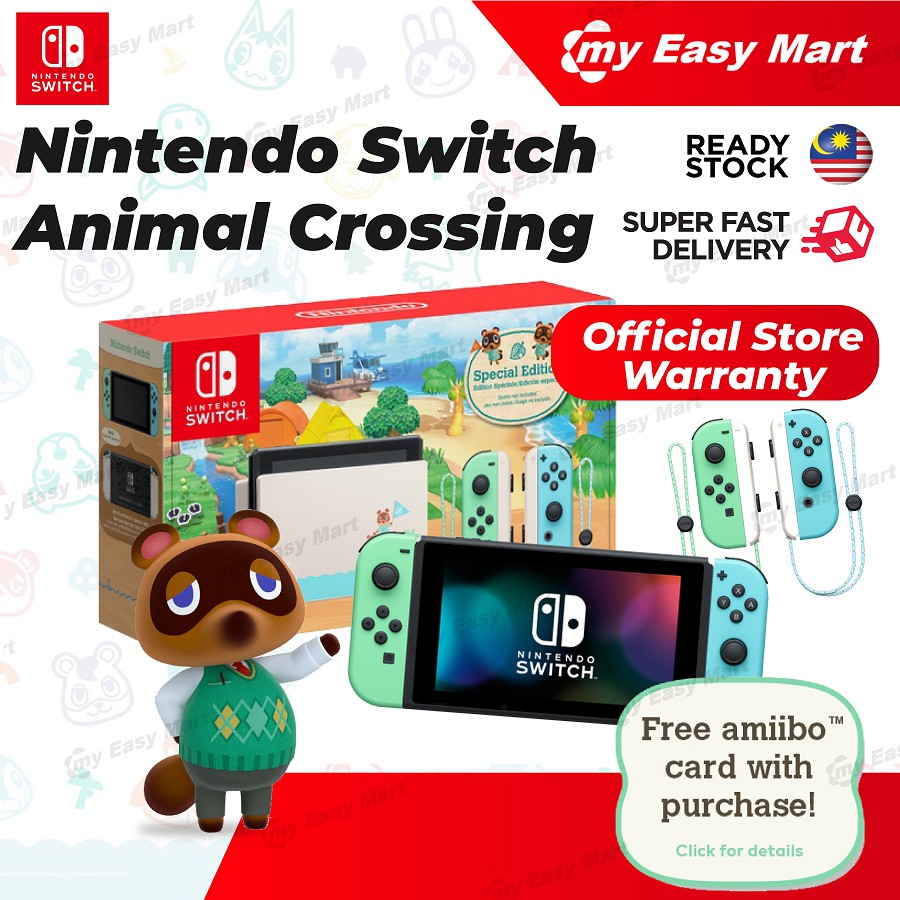 Nintendo Switch Animal Crossing V2 Console (1 Year Warranty) | Shopee