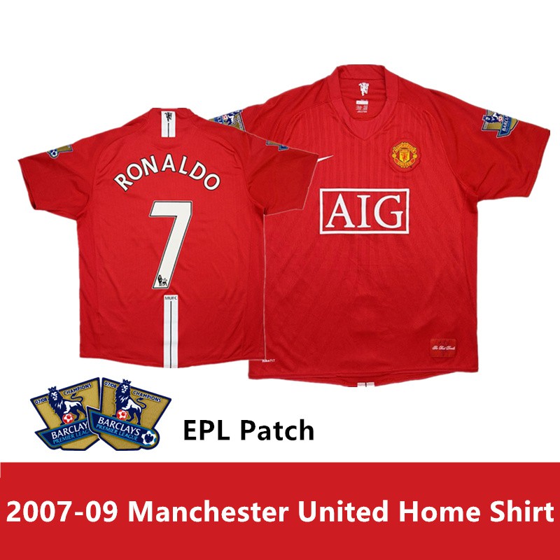 2007-08 Manchester United Home Shirt 