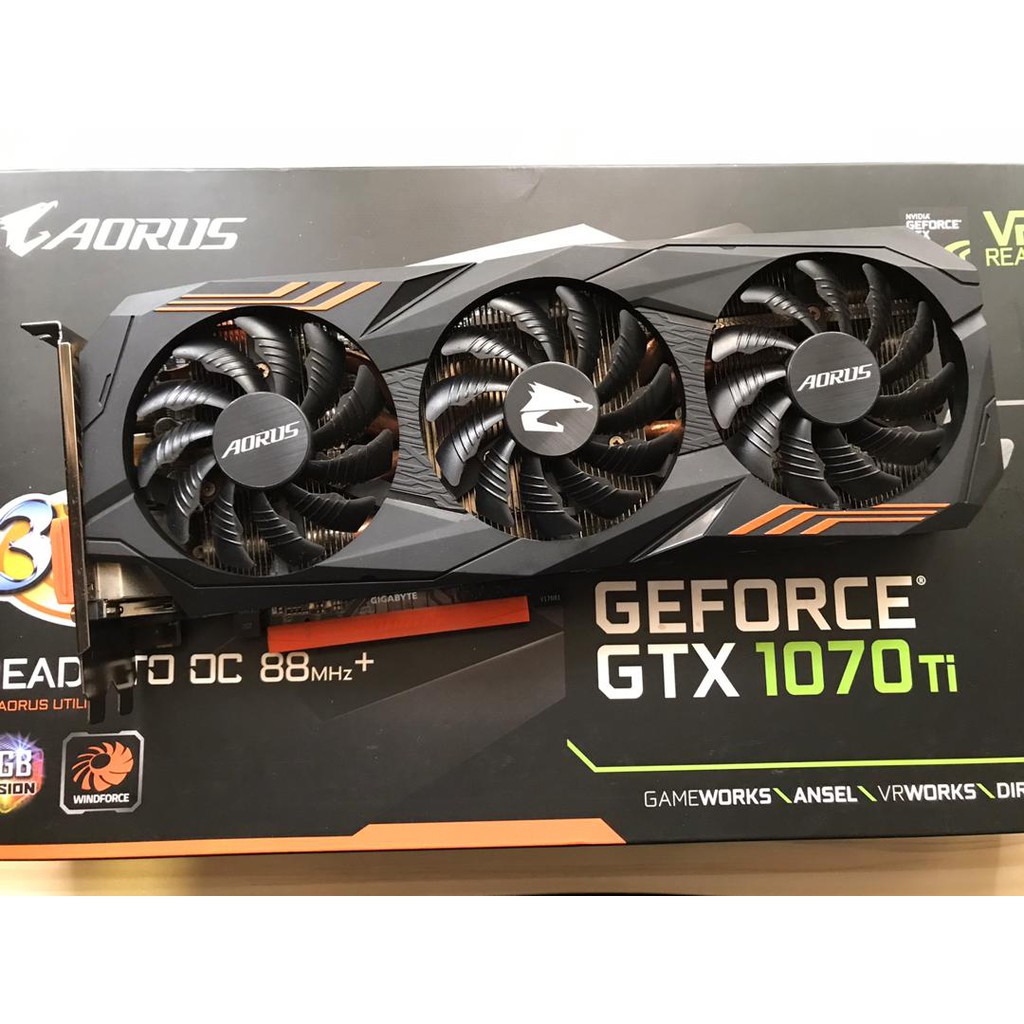 Gigabyte Aorus Gtx 1070ti 8gb Gtx 1070 Ti Gtx1070ti Shopee Malaysia