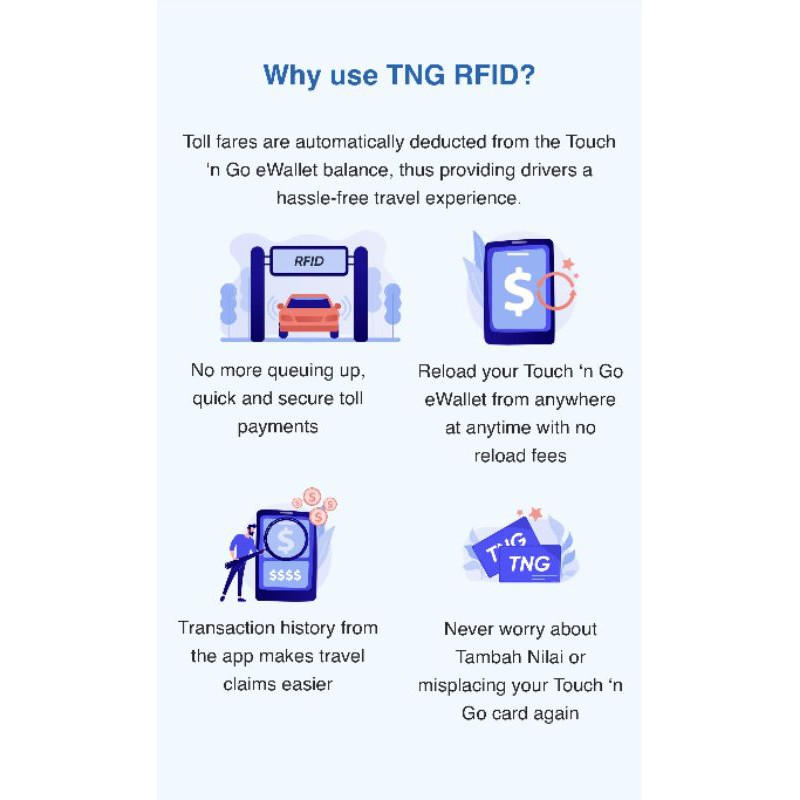 Touch N Go Self Fitment Diy Rfid Tag Shopee Malaysia