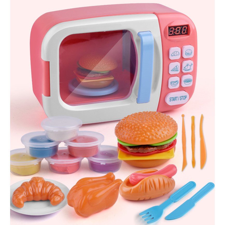 a toy microwave